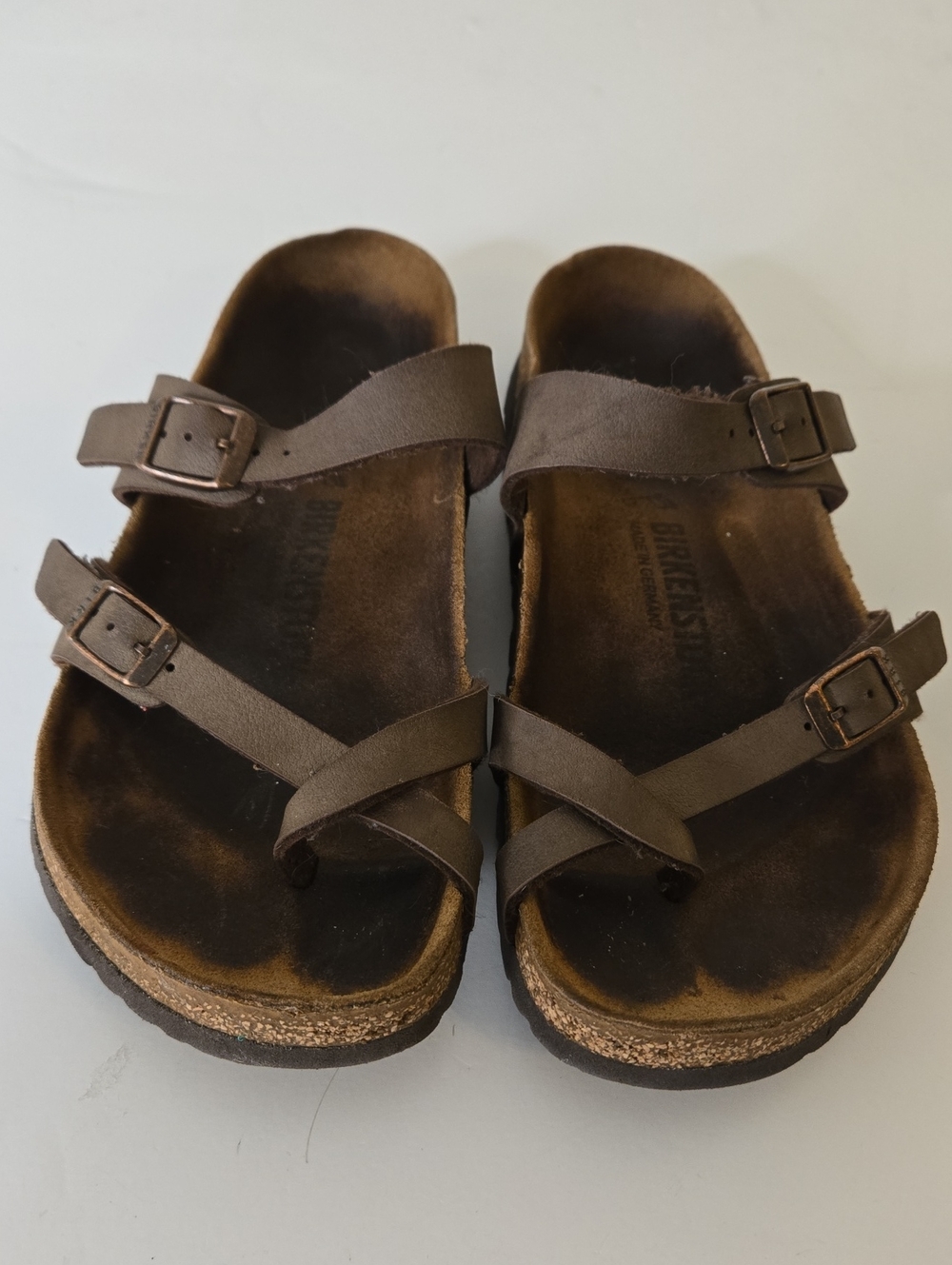 Birkenstock Mayari Sandals Womens Brown Toe Loop Size EU 39 US 8